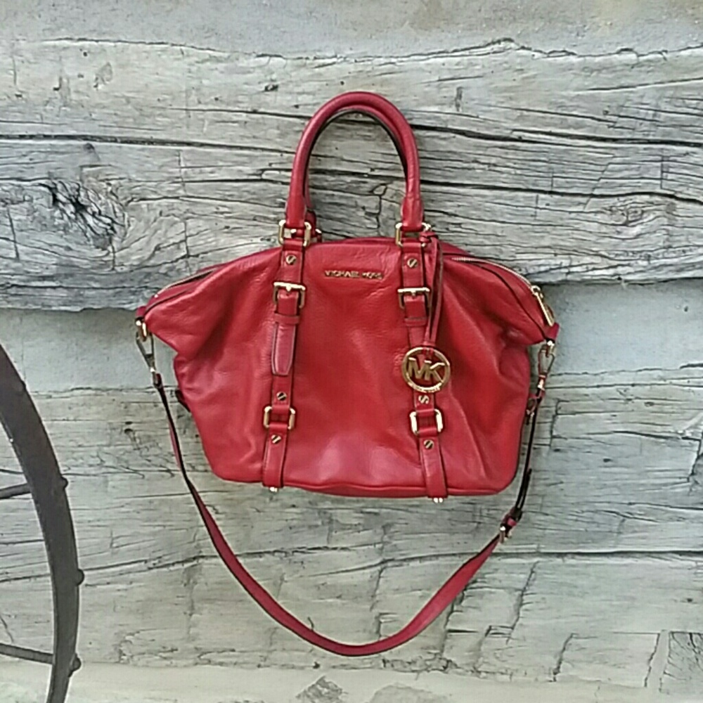 Authentic Michael Kors Red purse
